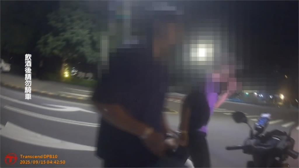 酒駕見警心虛貍貓換太子　騎士驚慌上演鬧劇被識破