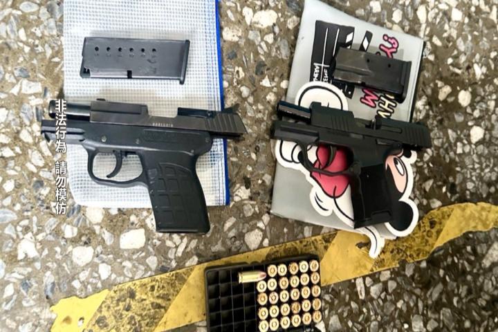 刺青師租套房藏槍毒！　警方全副武裝破門攻堅