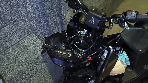 離奇!鶯歌男騎士深夜「自撞電線桿」 血染安全帽爆頭亡