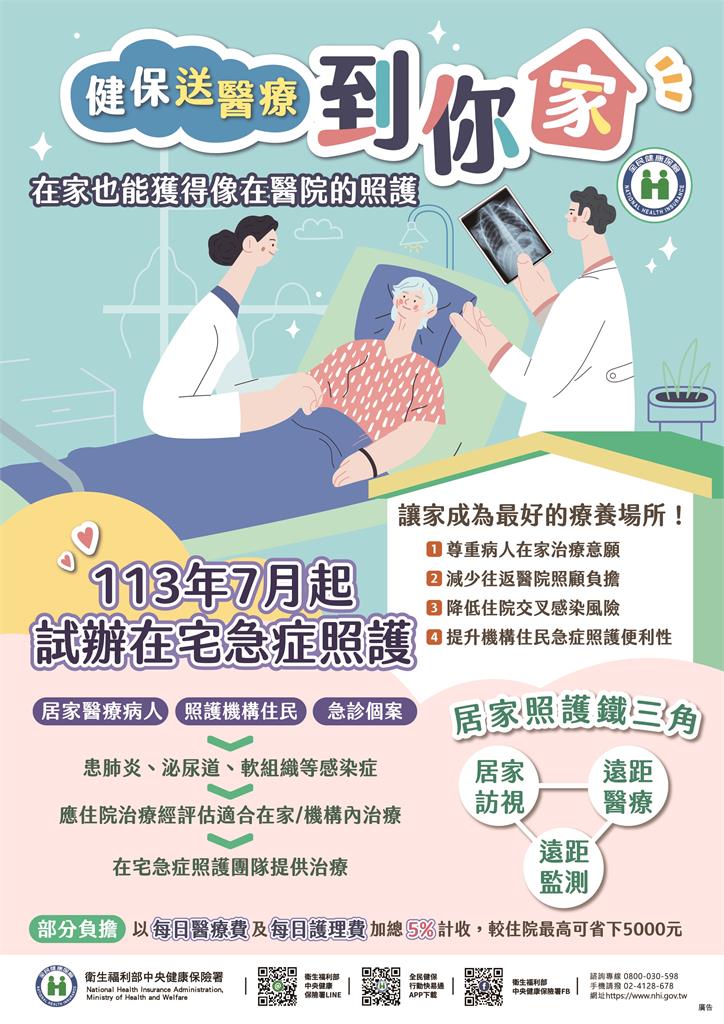 快新聞/「在宅急症照護」上路! 賴清德盼圓滿順利:嘉惠國人是政府使命