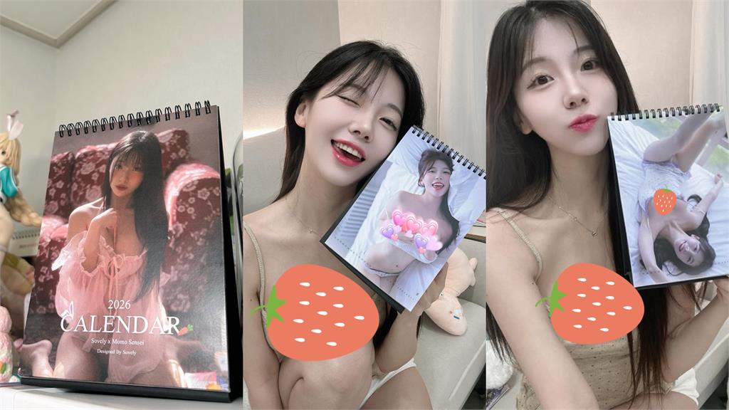 韓籍「初戀女神」限量寫真月曆被瘋搶！性感趴床「掉出巨大Q麻糬」畫面全曝光