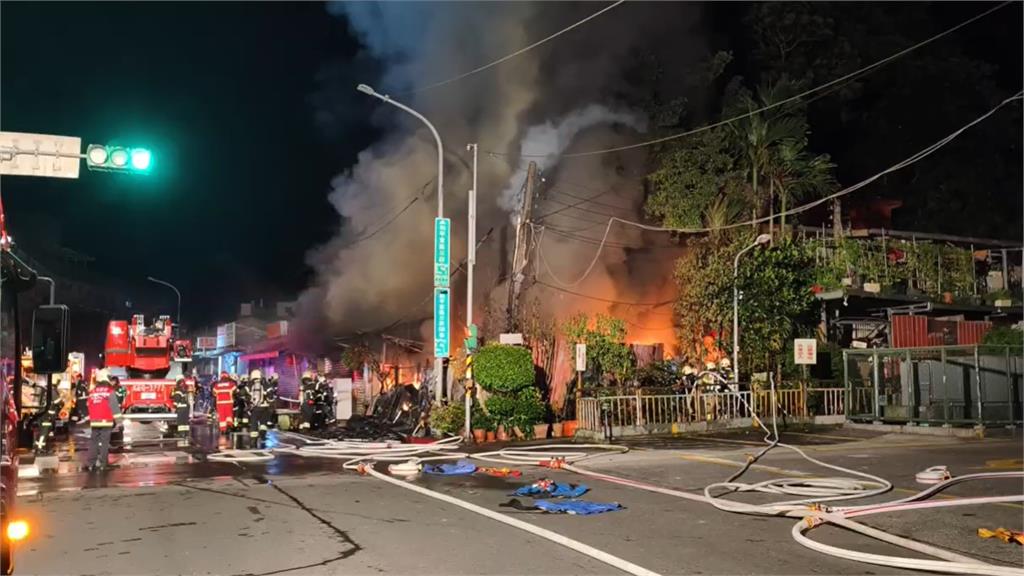 快新聞／北市大安區工廠凌晨大火　駭人景象曝光了