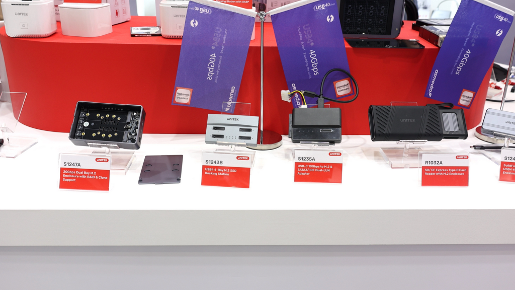 我想帶走這幾樣……COMPUTEX 2025 Unitek 首度亮相 Thunderbolt 5 Dock