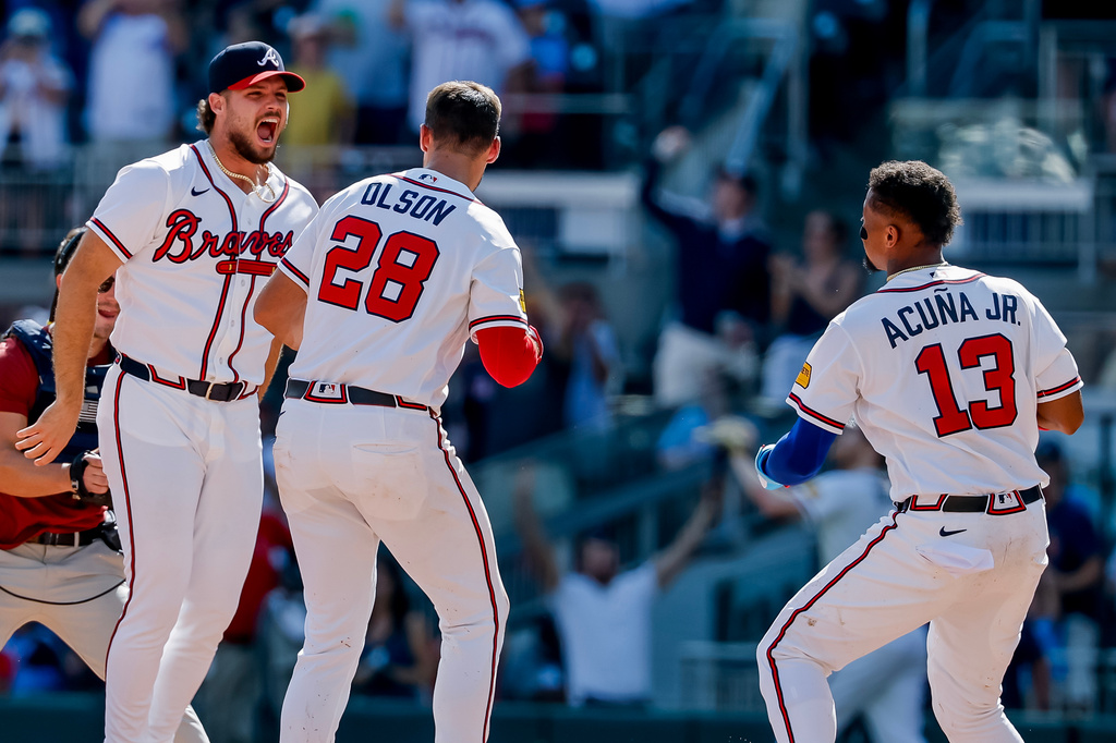 MLB(影)／勇士們打瘋了！連續橫掃道奇、落磯　歐森再見安打豪取7連勝
