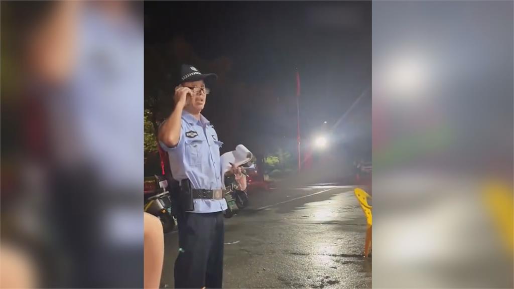 中國男喝醉行為脫序狂指警察 大嗆:再說話整死你