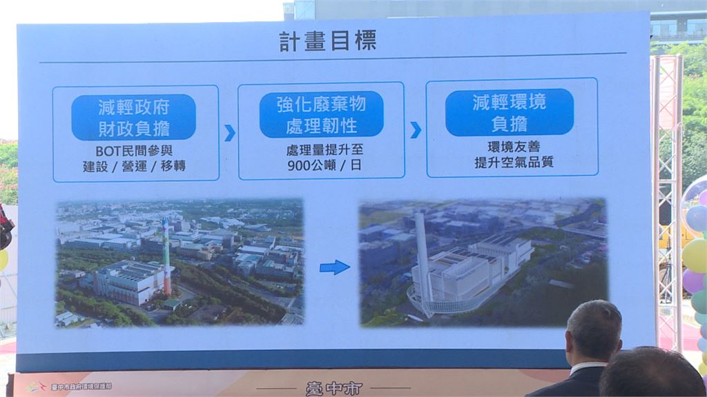台中文山焚化廠汰舊換新開工！　每日垃圾處理量提升至900噸