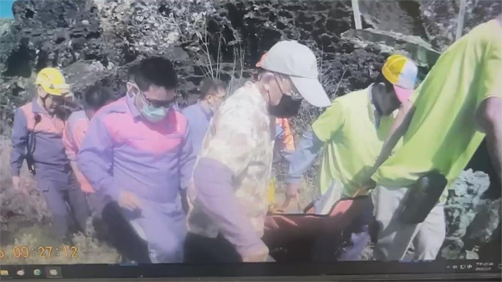 青蛙石海濱步道失足摔落 頭部重擊礁石一度命危