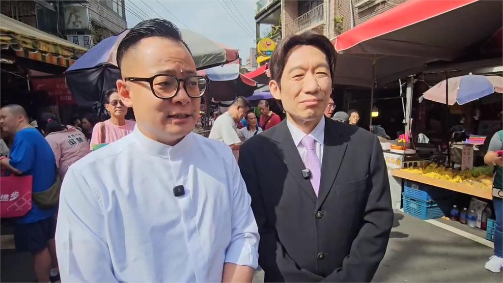 藝人郭子乾站台童子瑋陪拜票　巧遇藍白合喊「這句話」笑翻全場