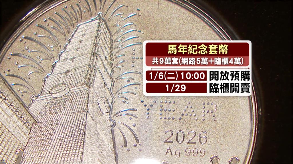 史上最貴! "馬年套幣"亮相售價2450元 限量9萬套