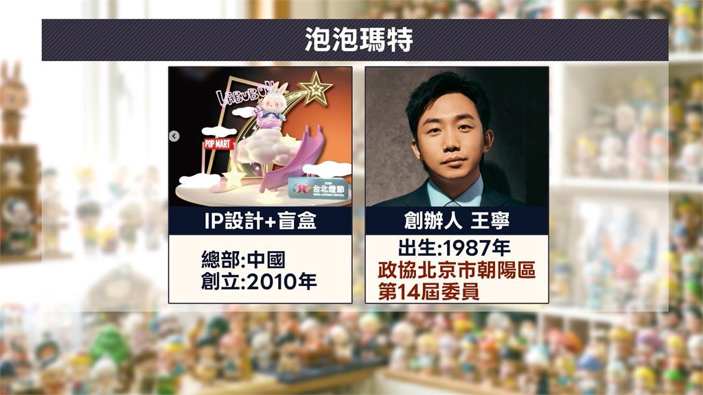 台北燈節合作泡泡瑪特！　林楚茵怒轟：用公帑替中國品牌宣傳