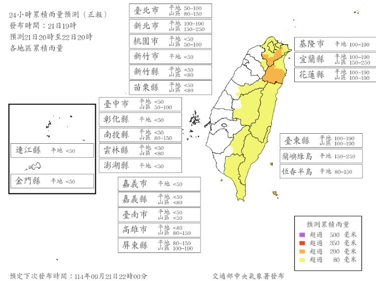 強颱樺加沙「暫居今年風王」明天有機會放假？最新風力預測「4縣市」達停班課標準