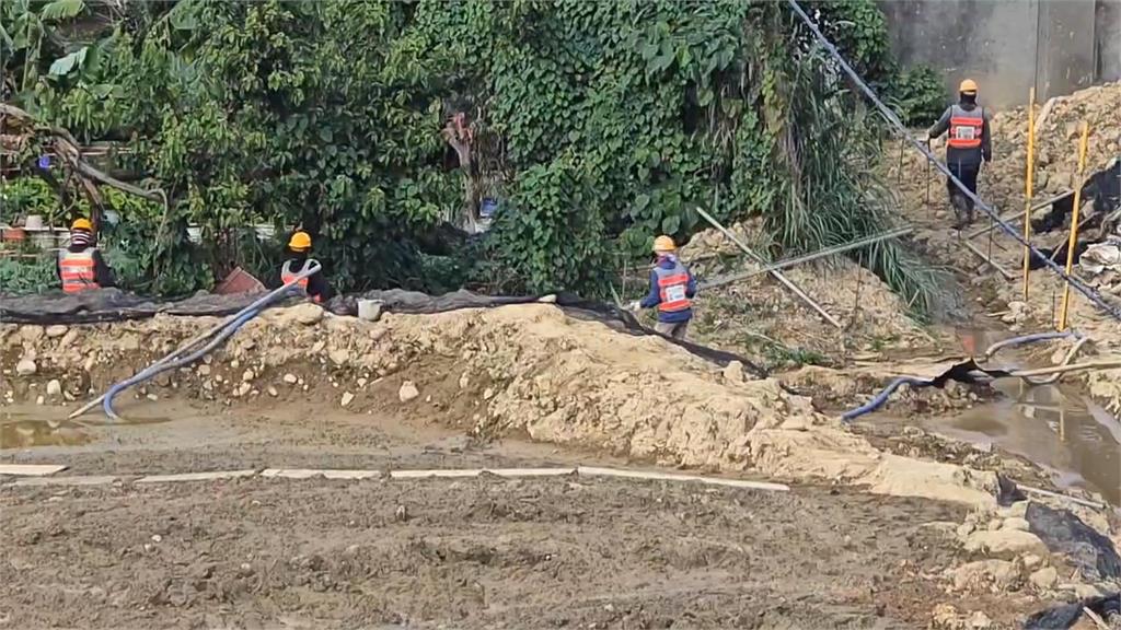 桃園鐵路地下化工程命案! 男子闖工地"臉埋泥漿水"亡