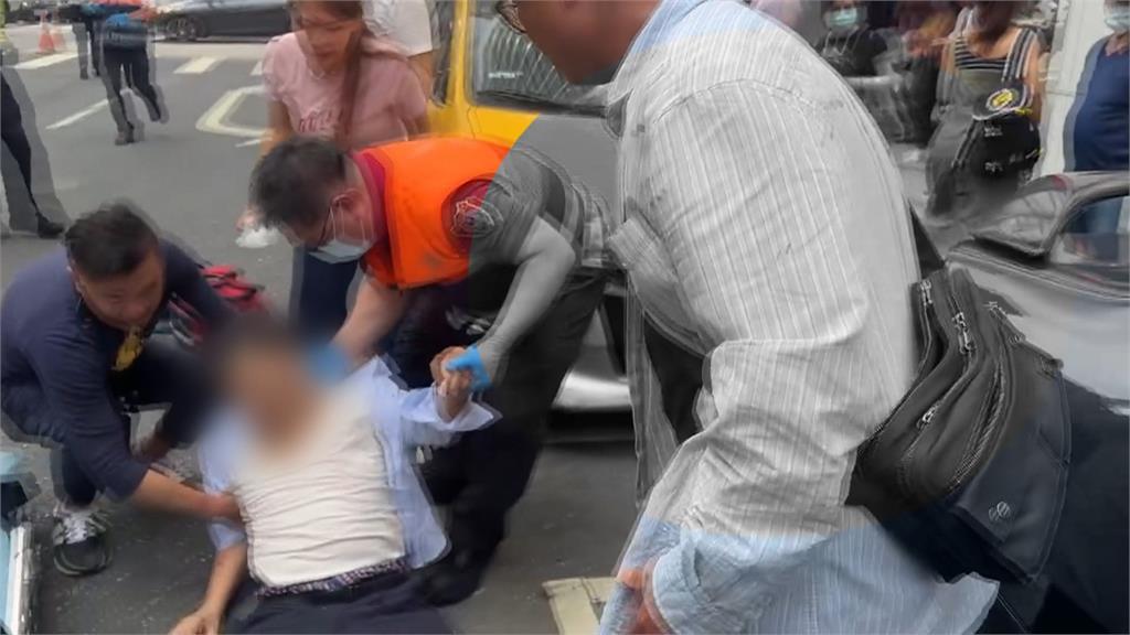 北市78歲無照老董暴衝撞9人 持續神隱委由律師做筆錄
