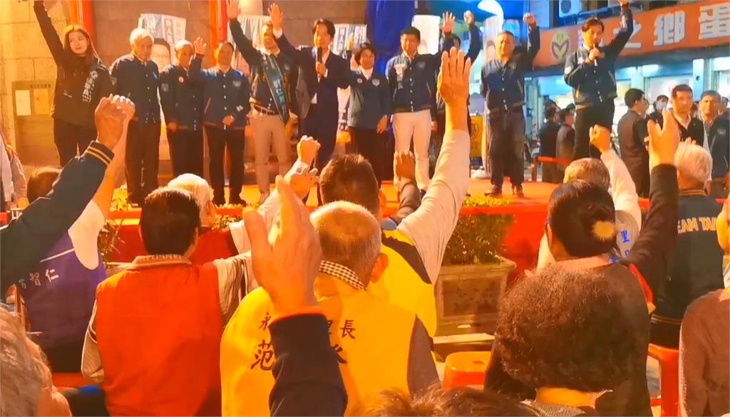 賴清德參拜龍潭宮廟 化身一日主持人任選民提問