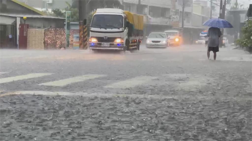 短時強降雨釀災　台南市24小時累積雨量破200毫米