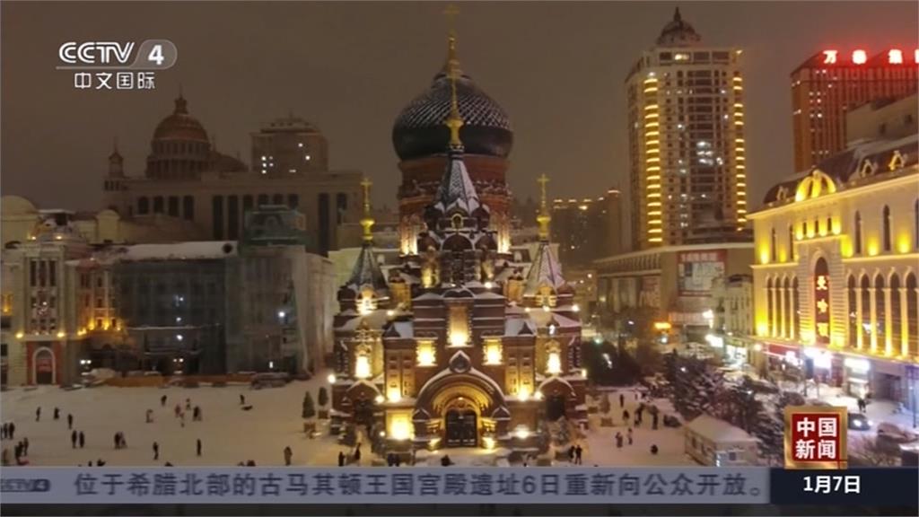 哈爾濱國際冰雪節揭開序幕 大型冰雕展、雪地活動天天人潮爆滿