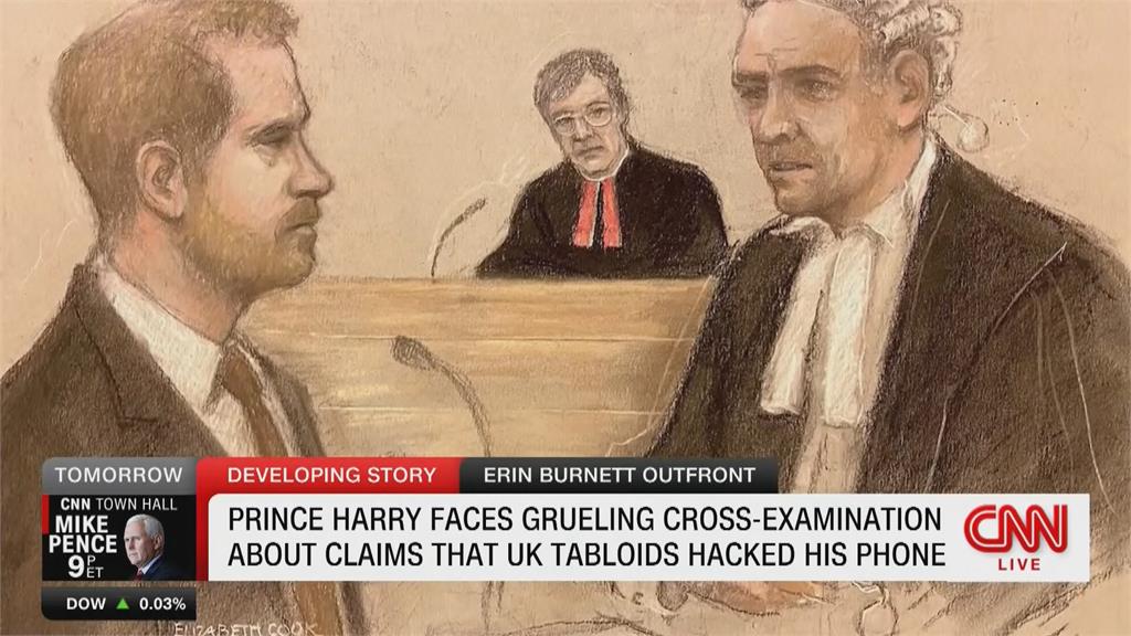 哈利現身倫敦法庭　控告英媒「手上沾血」駭入他手機