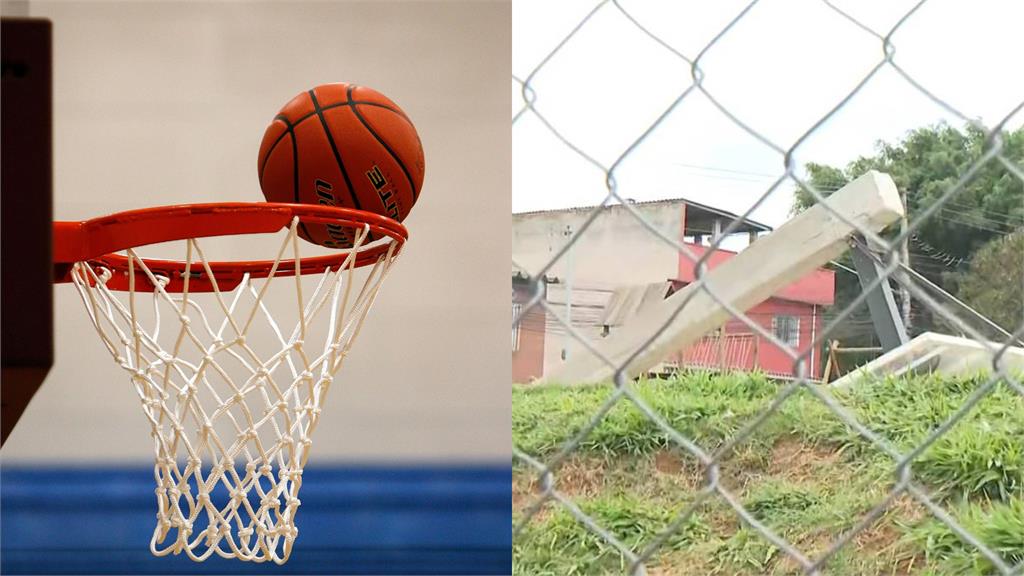 17歲少年起跳灌籃「1動作」重摔倒地 下秒「遭籃球架爆頭」狠奪命!