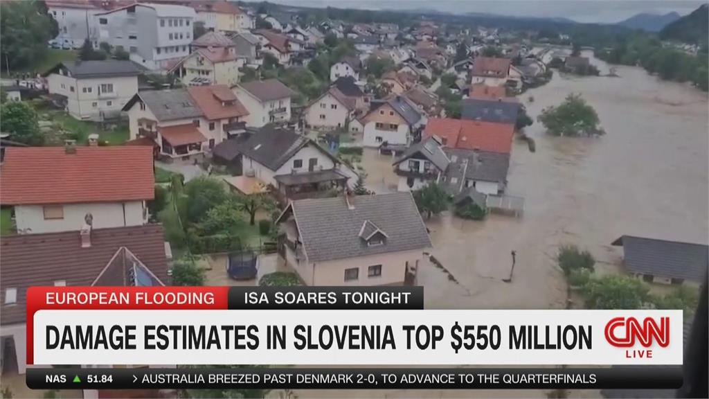歐洲鬧水災！　斯洛維尼亞6人喪命　瑞典鐵路坍塌火車脫軌翻覆