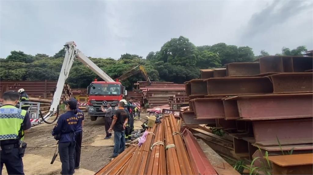 工安意外!綁梁作業「鋼梁突崩落」 吊車助手遭砸中不治