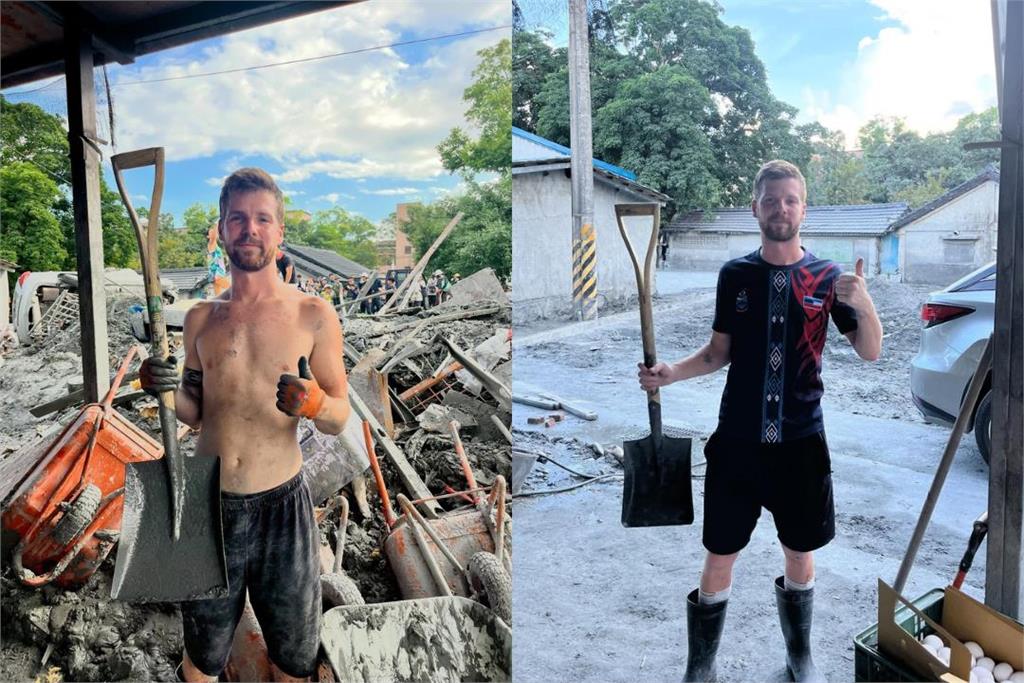 花蓮光復重生中! 美國鏟子超人曝「前後對比照」:台灣No.1