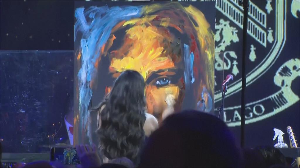 川普新年派對邀納坦雅胡等貴賓 畫家現場作畫拍賣逾8600萬台幣