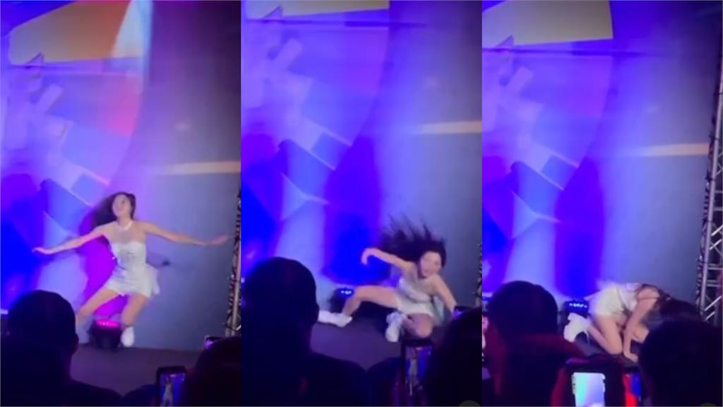 南珉貞熱舞慘摔「腳踝翻船」站不起!「腫到大片青紫」傷勢照流出嚇瘋網