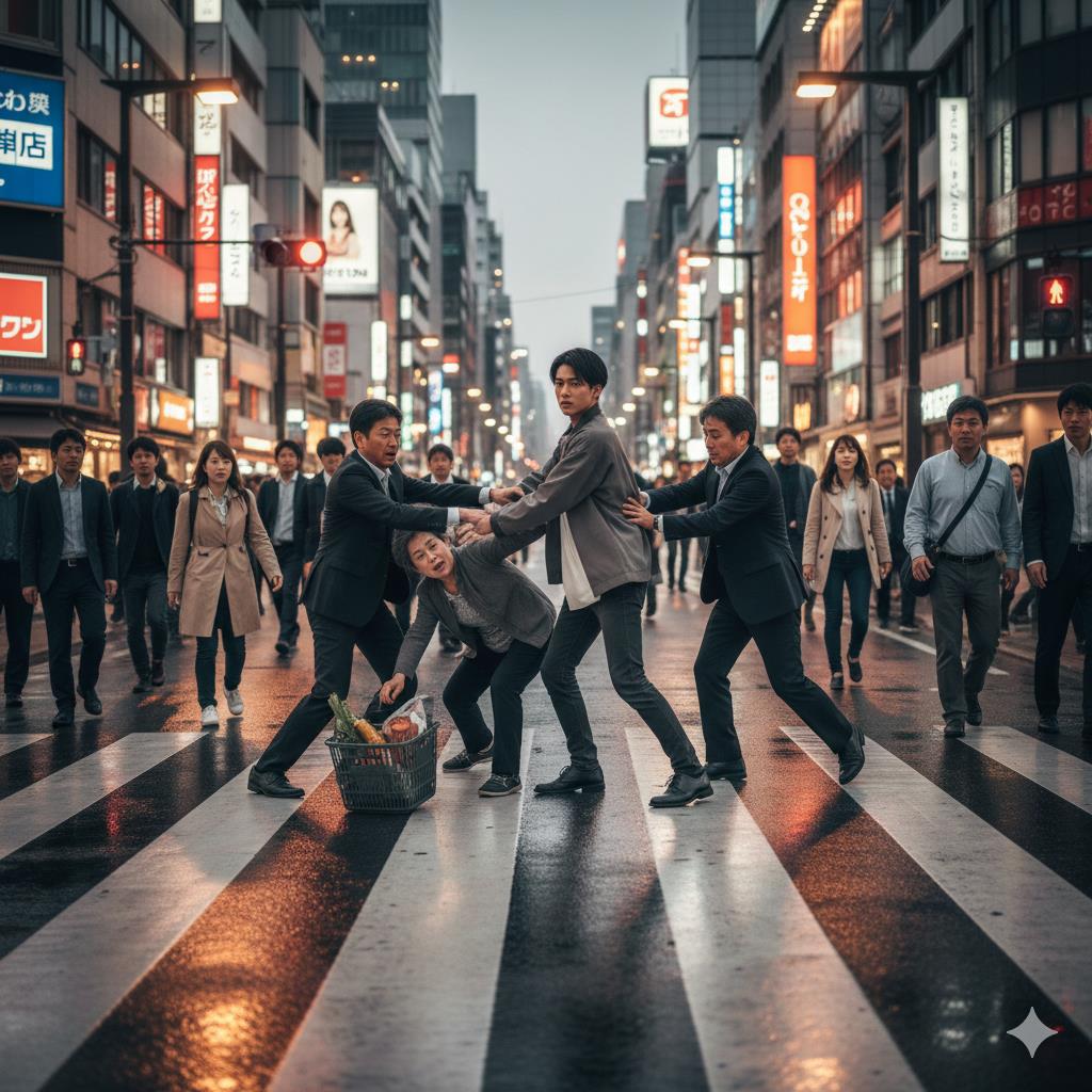 台灣遊客澀谷拍照遇「撞人族」！女童遭「撞飛慘摔」11秒影片全錄下