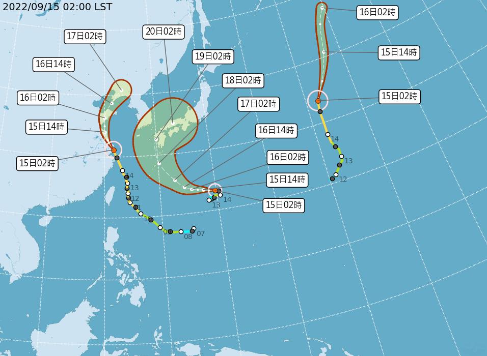 快新聞／4縣市今飆36℃！ 一張圖看「南瑪都」最新路徑