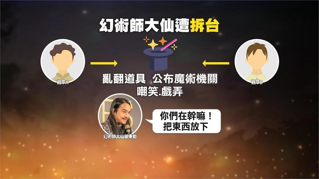 魔術師大仙表演遭扶輪社員拆台 魔術師批:不要抹煞心血