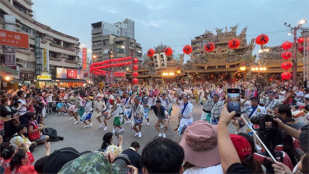 雲林北港藝閣遊行最終日 東京高圓寺阿波舞團壓軸登場