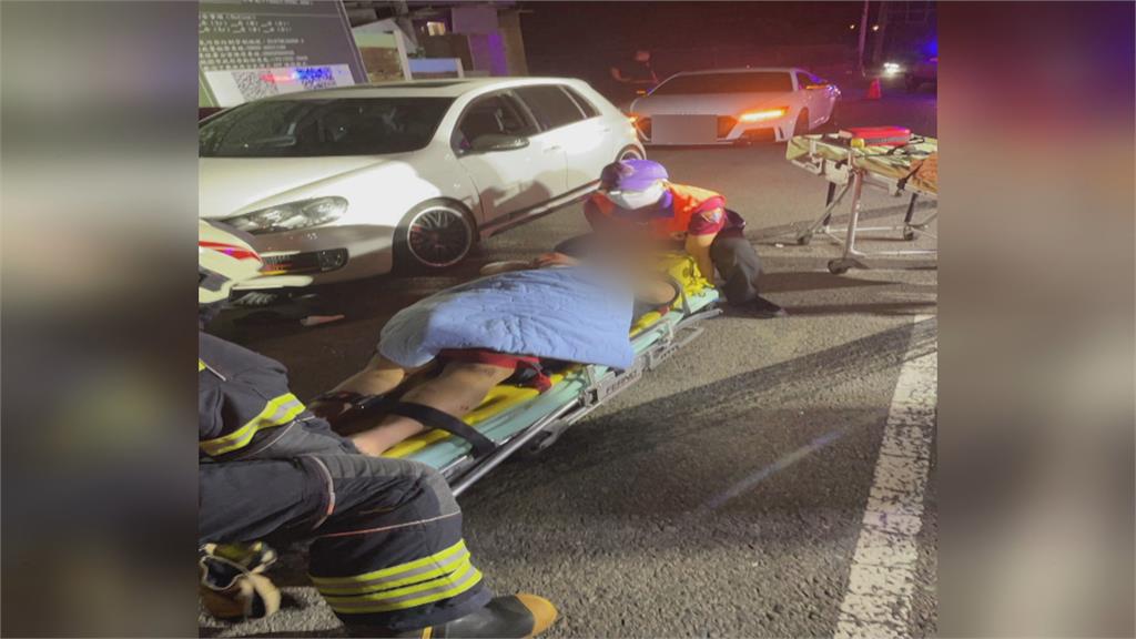 驚悚！駕駛甩尾失控撞車友　2人被撞飛送醫後不治