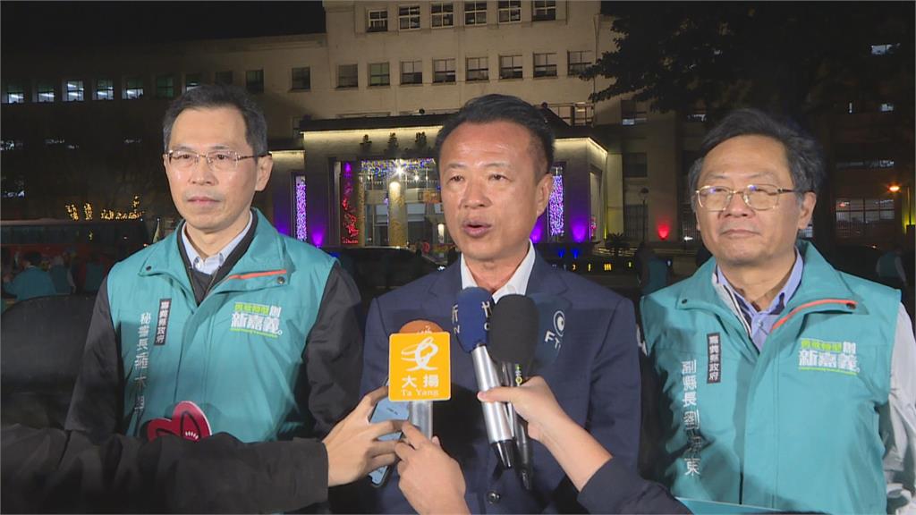 結合現代、傳統工藝 嘉義縣政府打造「希望之樹」點燈祈福