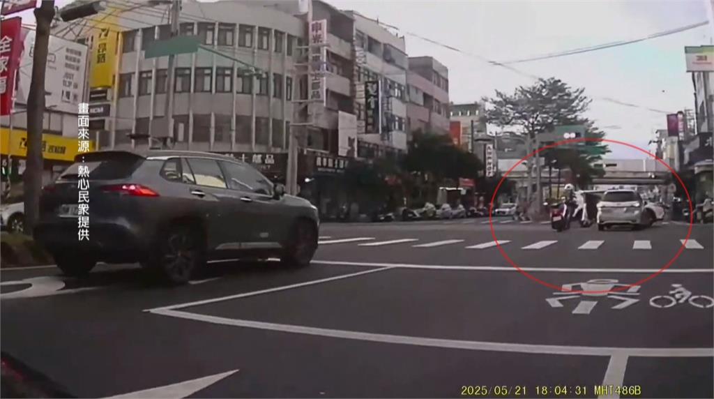 熱血畫面曝光!台中警抓犯人 民眾見義勇為加入追捕