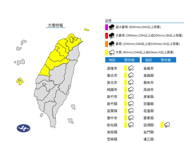 快新聞/鋒面影響!10縣市大雨特報 「這地區」防大雷雨來襲