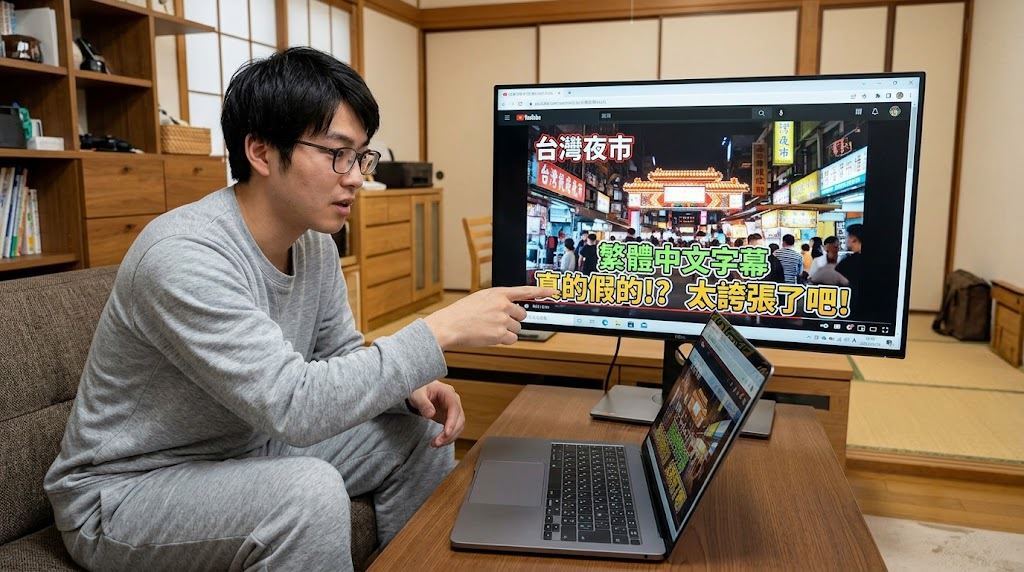 日本人讚台灣影片「都有字幕」：照顧聽障人士？網笑曝原因：整天蛤來蛤去