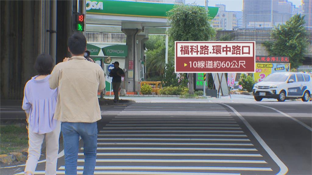 跑起來!過這路口要小跑步 24秒過60公尺馬路