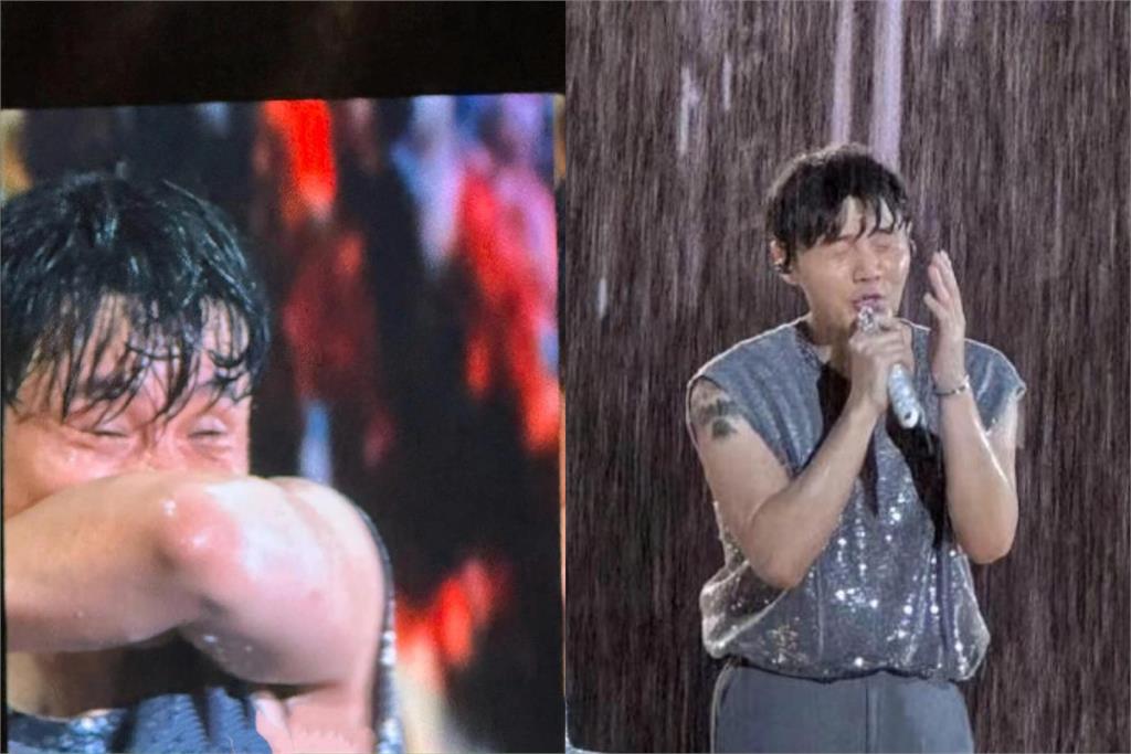 李榮浩暴雨拉大提琴「眼睛睜不開」!悽慘模樣笑翻全網:拉完都喝飽了