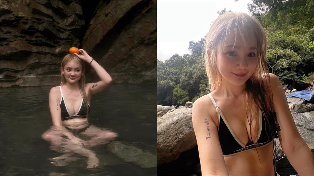 「籃球女神」洗菜出國解放比基尼!一彎腰「狂洩海溝黑線」轉身掉出大葫蘆