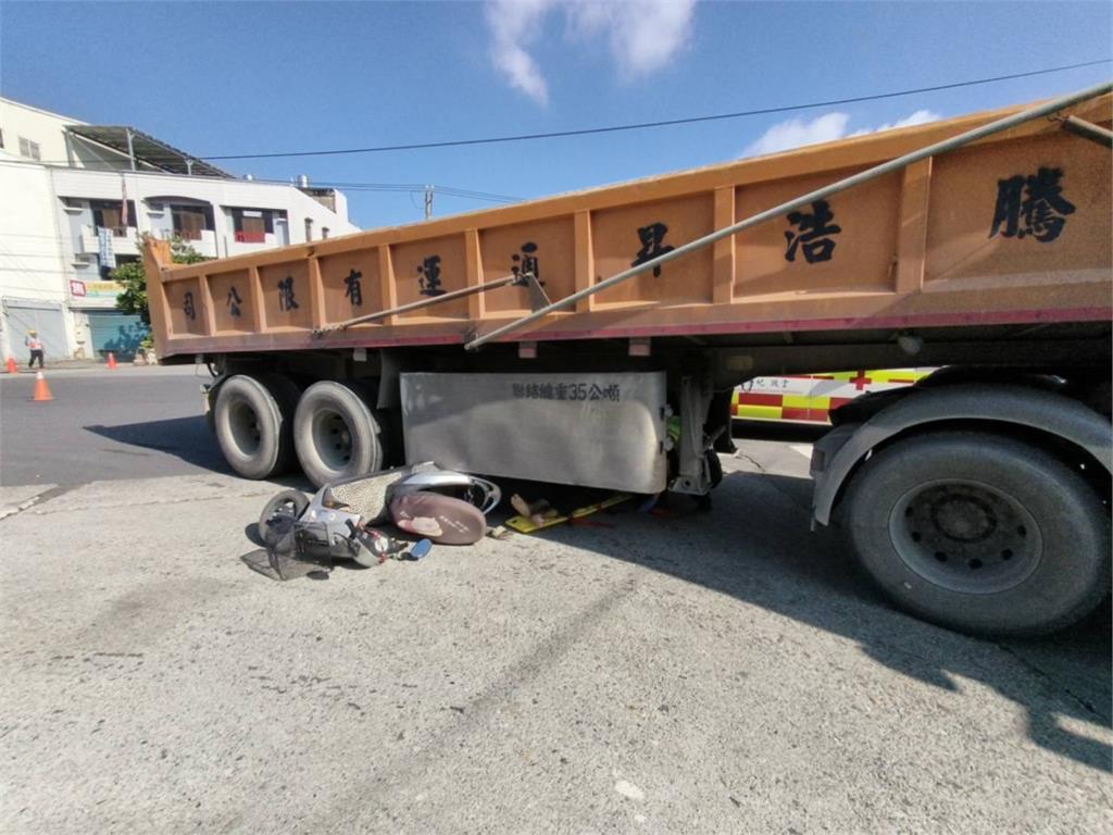 疑視線死角釀禍！　彰化砂石車右轉輾斃老翁