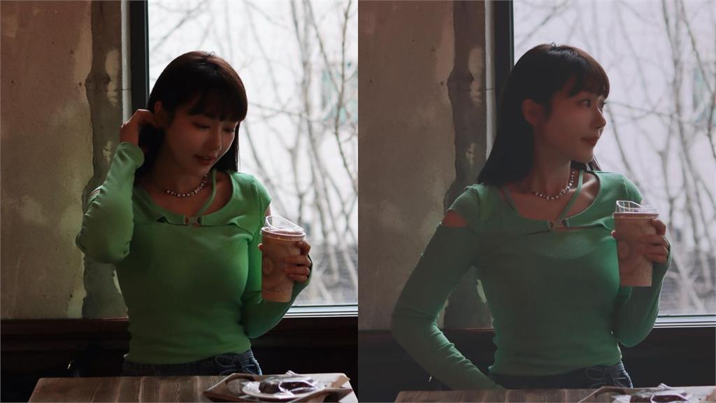 首爾咖啡廳「長髮公主」衣服緊到破大洞！一抬頭竟是泱泱…網猛截圖：被爆擊了