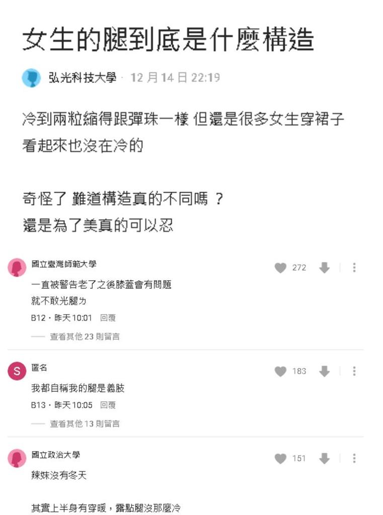 「寒流VS愛美」10度照樣狂露腿!大票辣妹曝「不怕流鼻水」穿搭心機