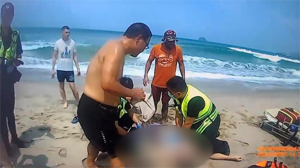 有人溺水！張震嶽急上岸幫CPR　55歲男送醫搶救仍不治