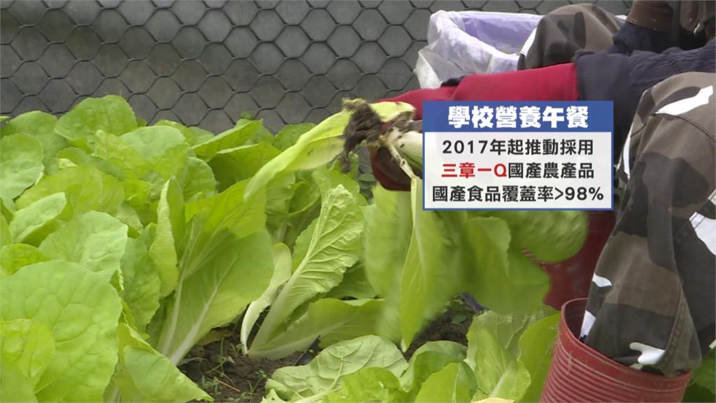 校園午餐3章1Q使用國產食材 經費回歸地方負擔恐斷炊