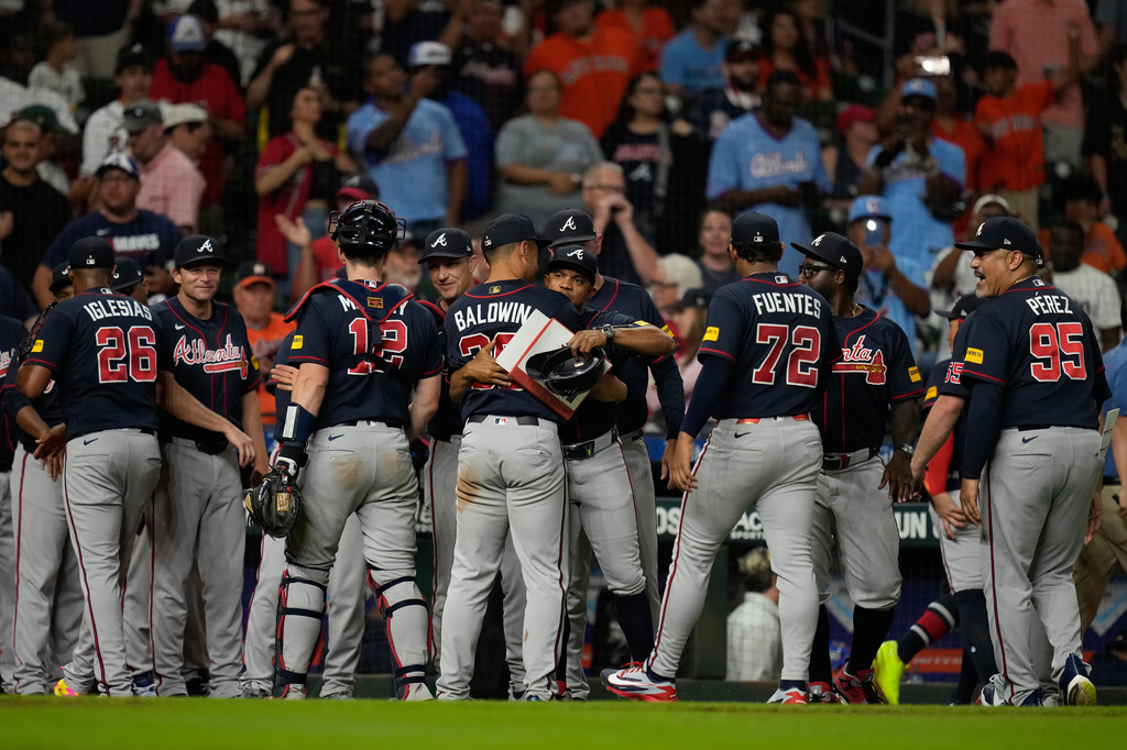 MLB(影)／勇士隊90勝搶下季後賽門票！三大重砲齊轟6分全部靠全壘打