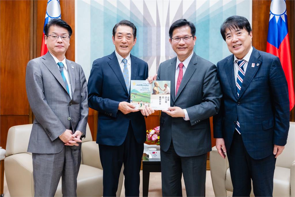 快新聞/再續台日情誼 林佳龍接見愛媛縣知事中村時廣