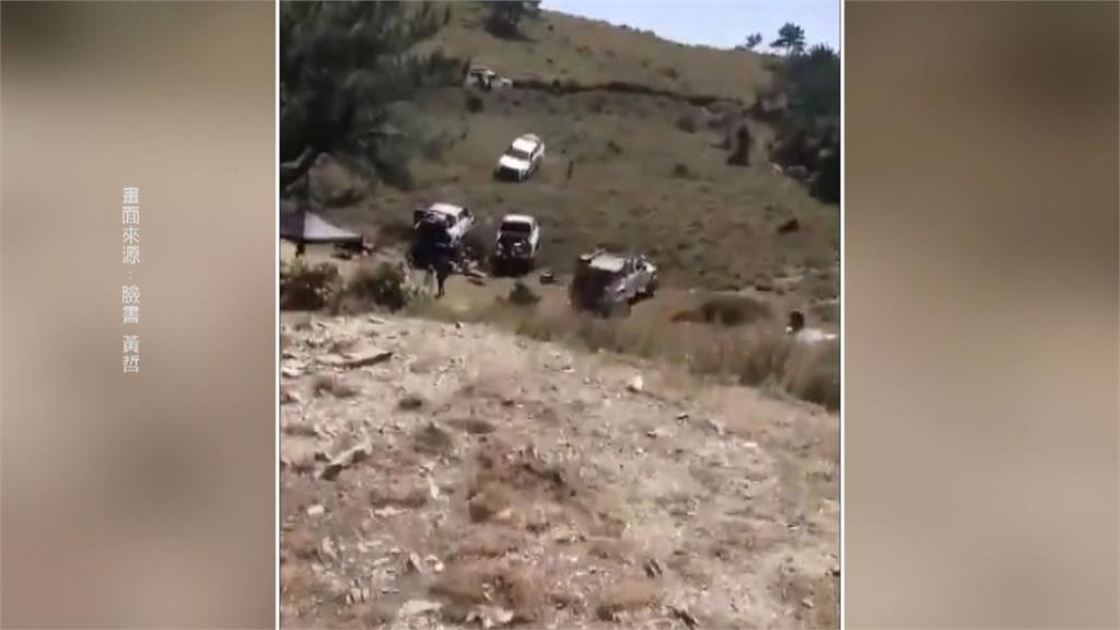 破壞珍貴山林生態 越野車衝七彩湖碾壓箭竹林