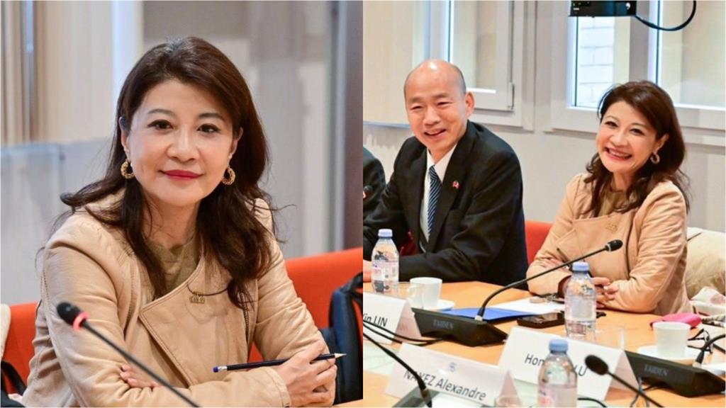 林楚茵飛出國「私下狀態」被出賣！韓國瑜突曬「罕見1幕」超越黨派