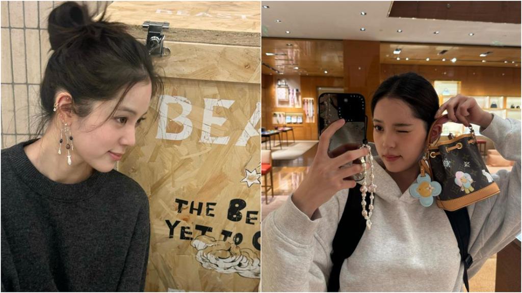 街頭「黑衣男女」一路貼緊緊!皮衣妹回眸「竟是歐陽娜娜」同居實錘?