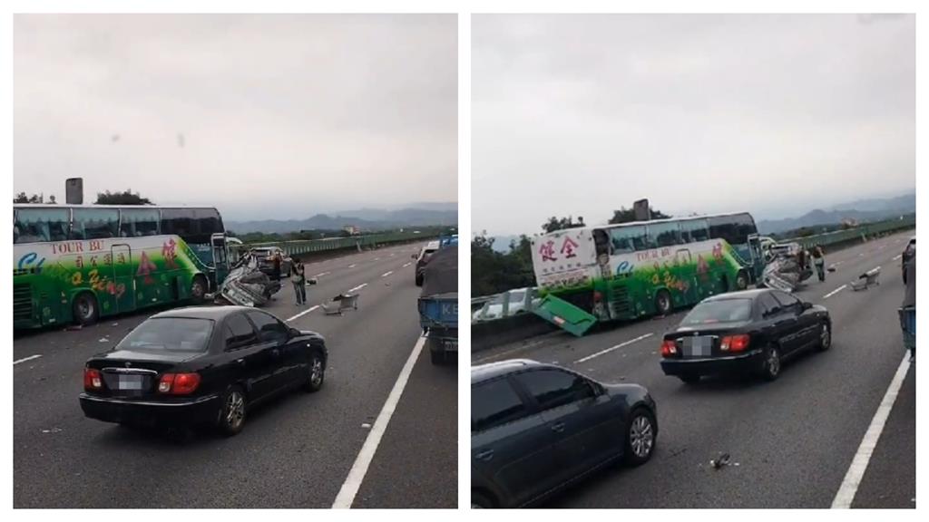 有繫安全帶仍喪命！爸媽帶兒女員旅遇劫…雲林國道車禍遊覽車母子座位曝